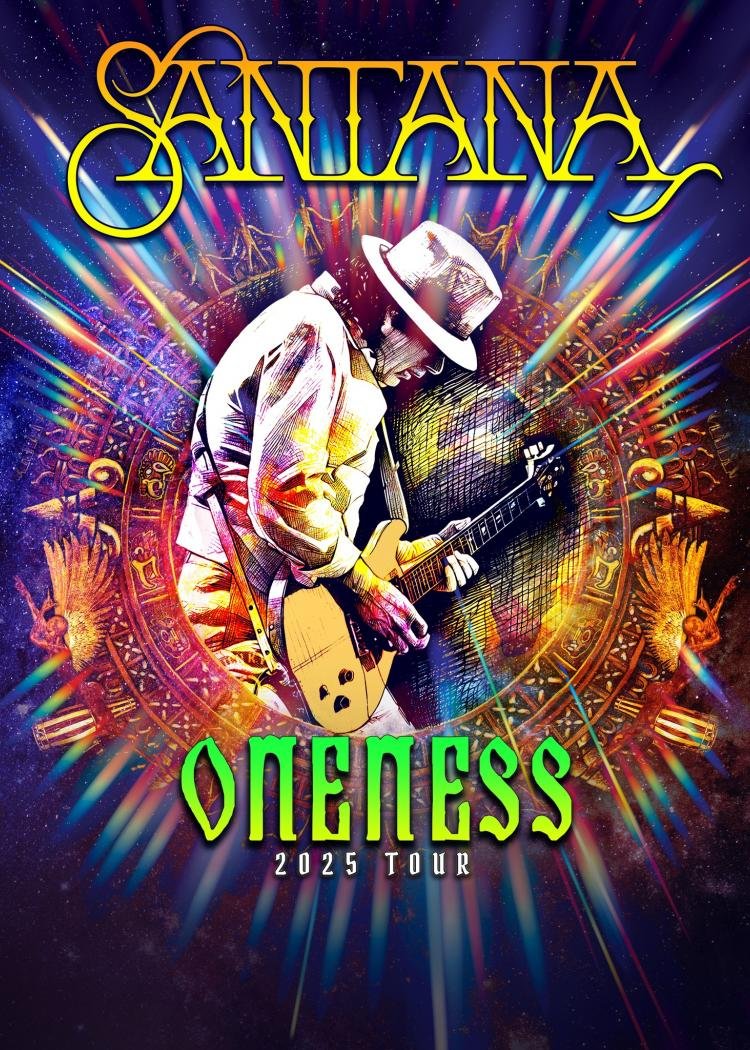 Carlos Santana en Barcelona – Palau Sant Jordi, 26 de julio de 2025 con su»Oneness Tour».