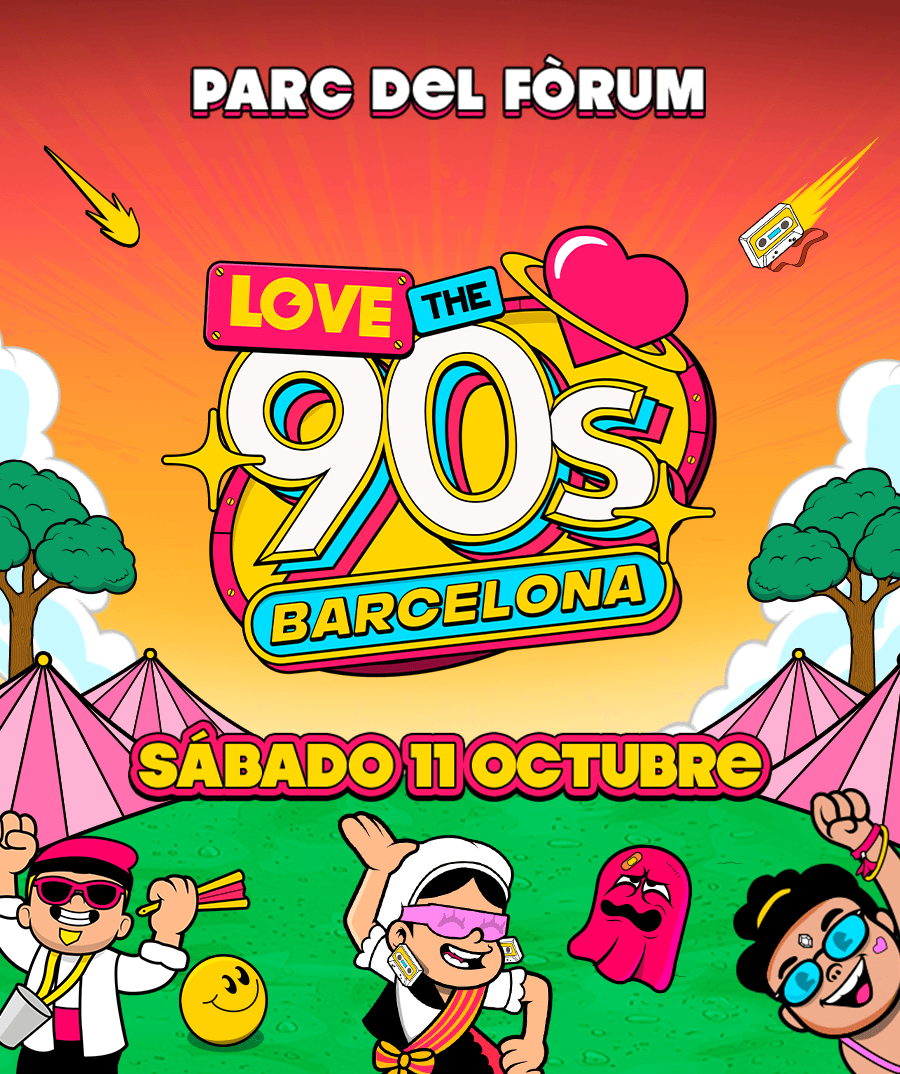 Love The 90s Barcelona 2025: Fechas, artistas y entradas para el festival de los 90 en el Parc del Fòrum