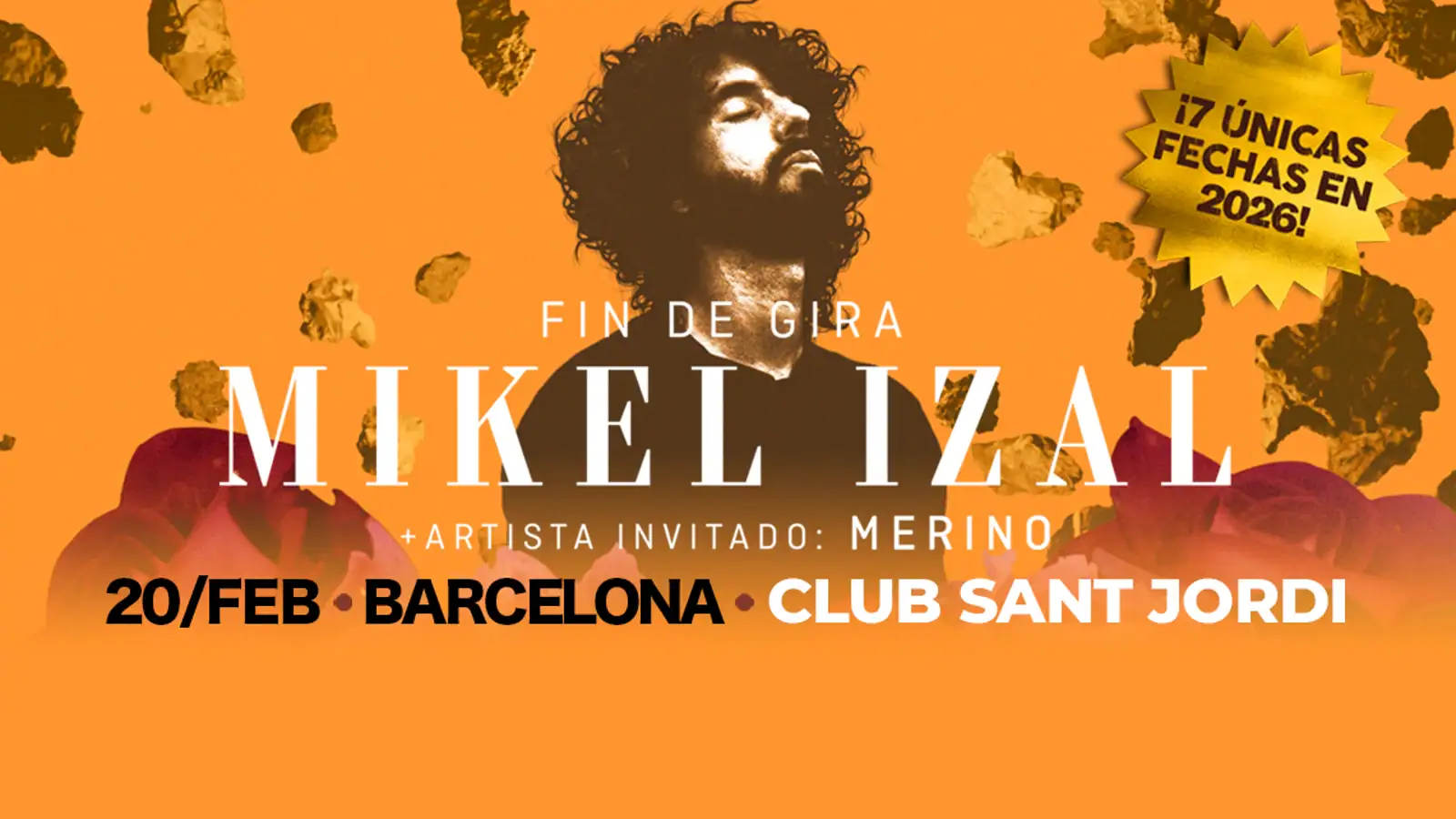 «Mikel Izal en Barcelona 2026: ‘El miedo y el paraíso’ agota el Sant Jordi Club»