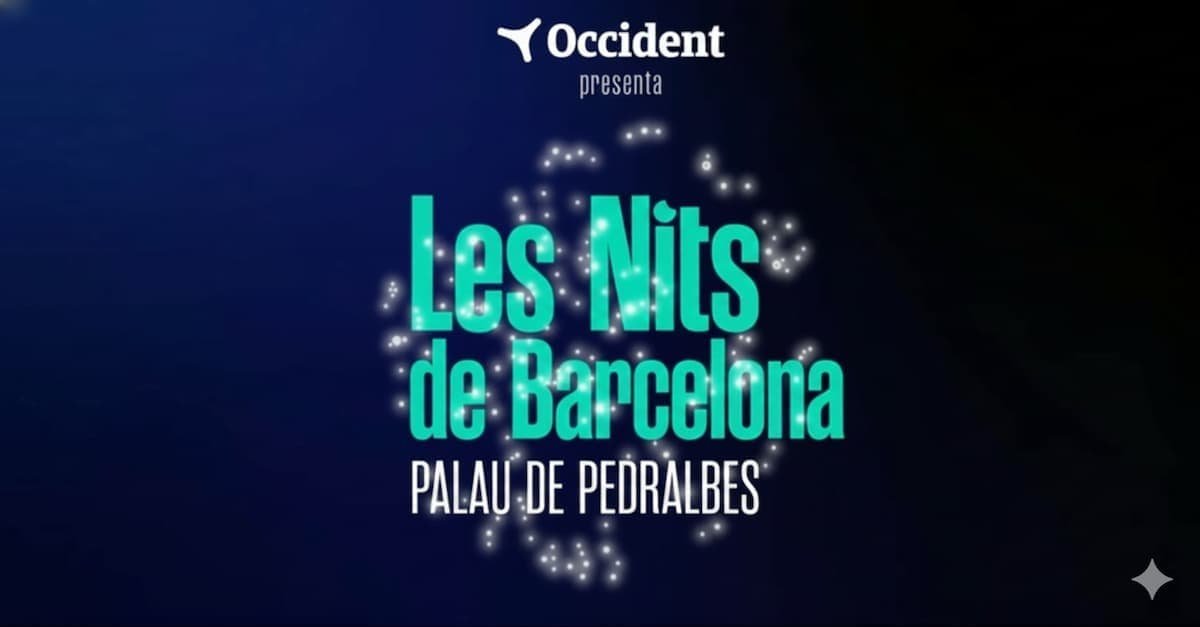 «Les Nits Occident 2026: 30 noches de música en los Jardines del Palau de Pedralbes»