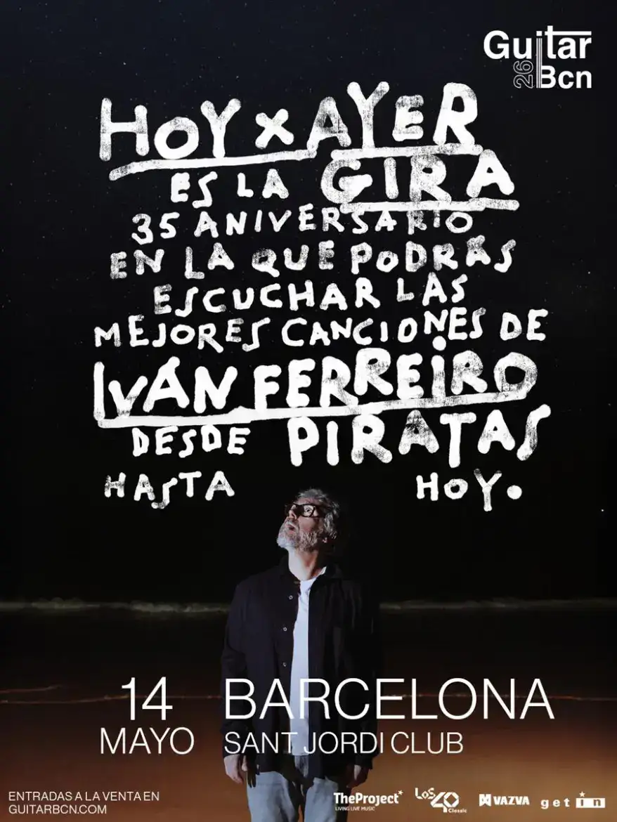 «Iván Ferreiro celebra 35 años de carrera con ‘Hoy x Ayer’ en Sant Jordi Club»