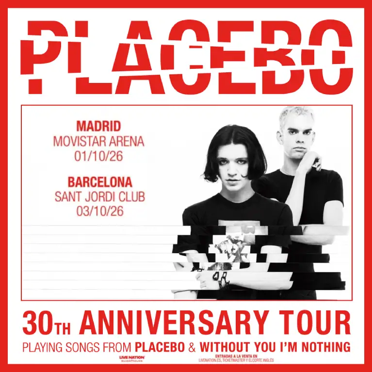 «Placebo celebra 30 años con su ‘30th Anniversary Tour’ en Sant Jordi Club»